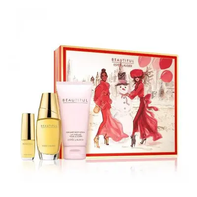 Beautiful Pcs Set: Oz Eau De Parfum Spray + 0.16 Oz Eau De Parfum Spray + 2.5 Perfumed Body Loti