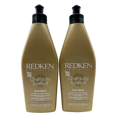 Redken Chemistry System Soft Shot Booster for Dry & Brittle Hair 8.5 OZ Set of