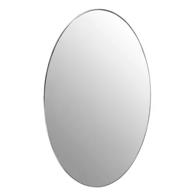 Premier Housewares Cora Silver Oval Wall Mirror