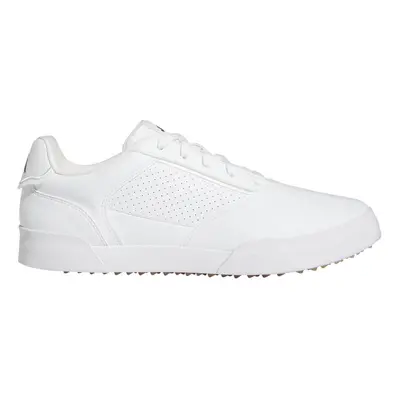 (UK 7.5, White/Core Black/White) adidas Golf Mens Retrocross Spikeless Casual Retro Comfort Golf