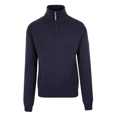 (2XS, Navy) Trespass Men 1/2 Zip Pullover Top Mclean