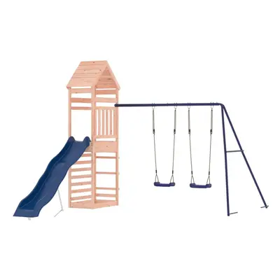 (solid douglas wood) vidaXL Outdoor Playset Playhouse Play Tower Playground Set Solid Wood Dougl