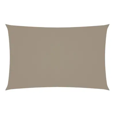 vidaXL Sunshade Sail Oxford Fabric Rectangular 2.5x5 m Taupe Shade Canopy