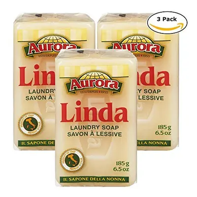 Linda - Italian Laundry Soap - (3 Pack - 6.5 Ounce Bars)