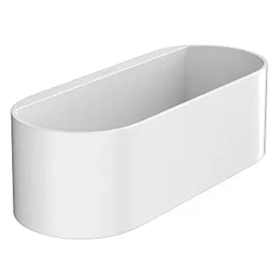 WallStoris Storage Basket Deep, Bathroom Accessory, Matt White