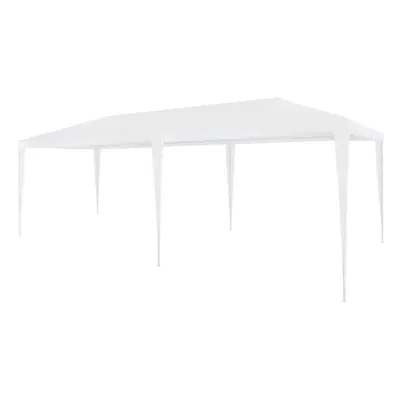 vidaXL Party Tent 3x6m PE White Outdoor Garden Gazebo Marquee Canopy Pavilion