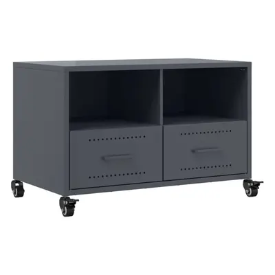 vidaXL TV Cabinet TV Stand Entertainment Centre Media TV Unit Anthracite Steel