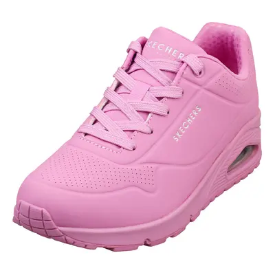 (4) Skechers Uno Stand On Air Womens Fashion Trainers in Pink