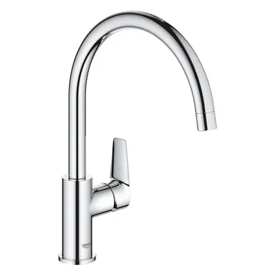 GROHE BauEdge kitchen Tap, Tool Less fitting, Chrome Mixer Tap