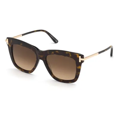 Tom Ford Dasha TF822 52F Dark Havana/Brown Gradient Sunglasses