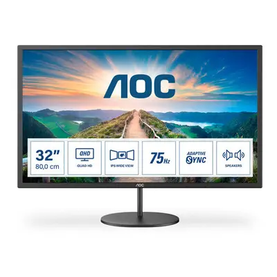 AOC V4 Q32V4 computer monitor cm (31.5") x pixels 2K Ultra HD LED Black