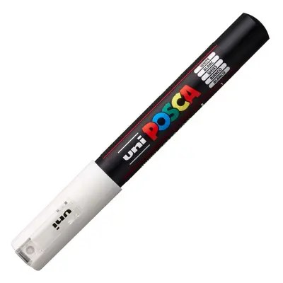 uni-ball Posca Extra Fine Tip Marker - White PC-1M Single Marker