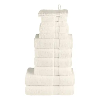 (cream) vidaXL Premium Towel Set Piece Shower Towel Bath Towel gsm 100% Cotton