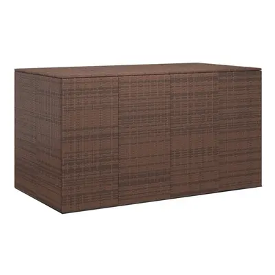 (brown, x x cm) vidaXL Garden Cushion Box PE Rattan Patio Storage Box Multi Colours/Sizes