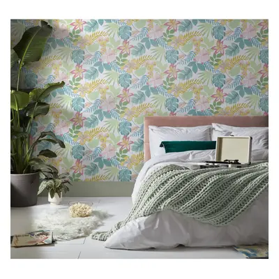 Envy So Exotic Day Floral Wallpaper