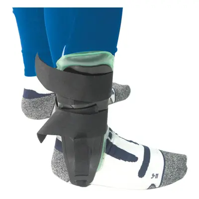 Universal Air/Gel Ankle Brace - Adjustable Heel Strap - Heat Therapy Gel Pads