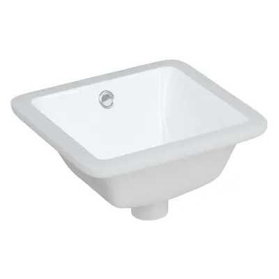 (30.5 x x cm) vidaXL Bathroom Sink Basin Sink Toilet Wash Basin White Rectangular Ceramic