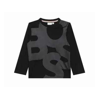 (9 Months) Hugo Boss Baby's J05953 Long Sleeve T-Shirt Black