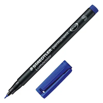 Staedtler Lumocolor Universal Permanent Superfine Pens - Blue, Pack of