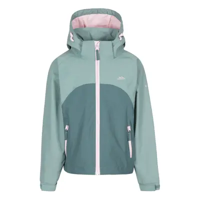 (5-6 Years, Teal Mist) Trespass Girls Capture TP50 Waterproof Jacket