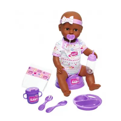 baby doll Newborn baby junior cm purple 8-piece