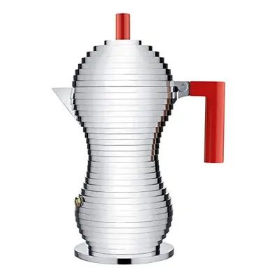 Alessi Pulcina Espresso Coffee Maker Cups red