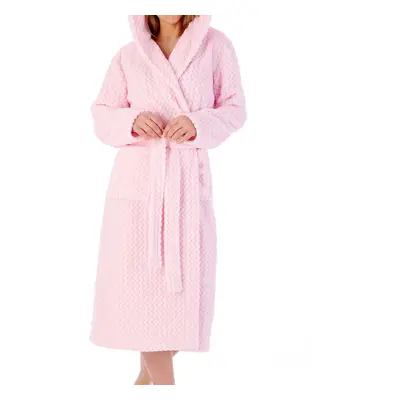 (Pale Pink, Medium) Slenderella HC02319 Women's Long Dressing Gown