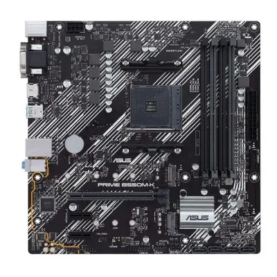 Asus Prime B550m-K Amd B550 Am4 Micro Atx Ddr4 Vga Dvi Hdmi Pcie4 M.2 90MB14V0-M0EAY0