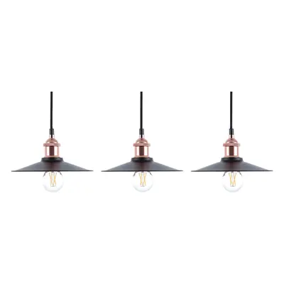 Set of Pendant Lamps SWIFT Metal Copper