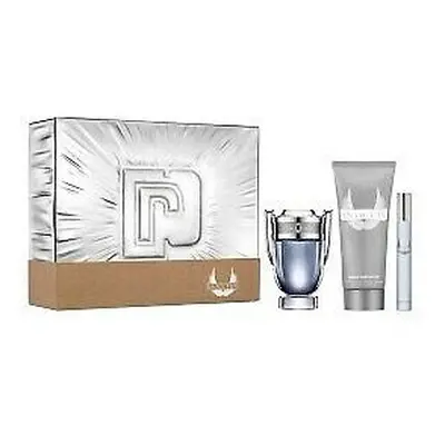 Paco Rabanne Invictus Gift Set 100ml EDT + 150ml Deodorant Spray + 10ml EDT