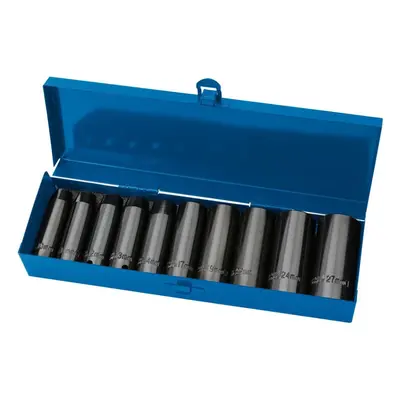 Draper Expert HI-TORQ® Metric Deep Impact Socket Set, 1/2"" Sq. Dr. (10 Piece)