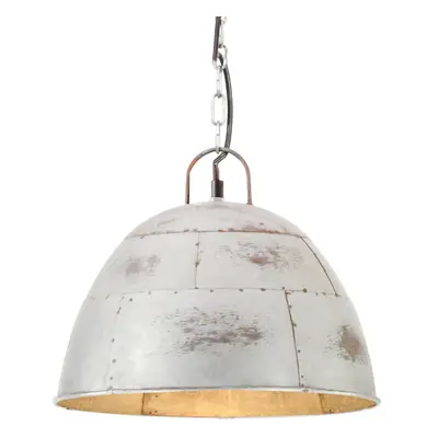 (silver, cm) vidaXL Industrial Vintage Hanging Lamp W Round E27 41cm/31cm Multi Colours