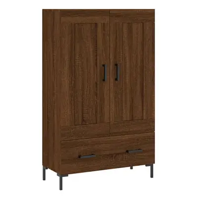 (brown oak) vidaXL Highboard Sideboard Cupboard Side Cabinet Smoked Oak Engineered Wood