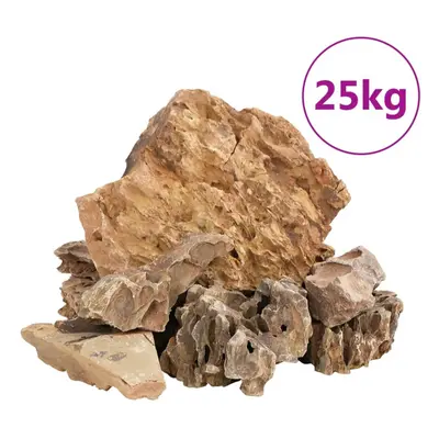 (brown, cm (25 kg)) vidaXL Dragon Stones Rock Natural Rock Dragon Rocks Aquarium Stones kg