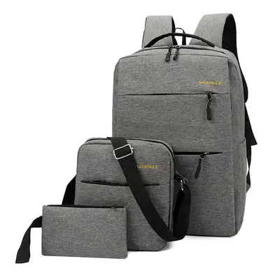 (Gray) in Laptop Bag for 15.6 Inch with USB Charging Computer Backpack Casual Travel Business Sh