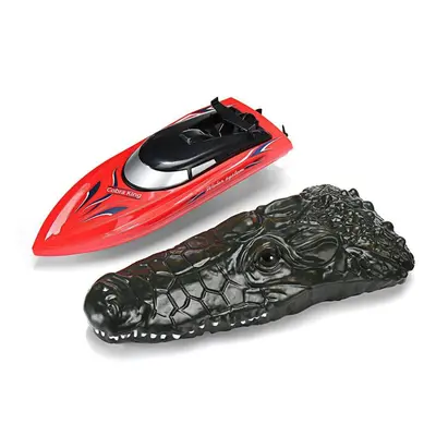 2.4G RC Boat In Simulation Crocodile Double Motors Vehicles RTR Model Toy