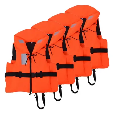 vidaXL 4x Buoyancy Aids 100N 30-40kg Swimming Surfing Boating Life Jacket