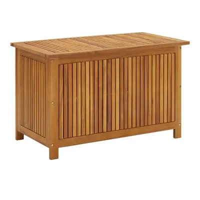 vidaXL Solid Acacia Wood Garden Storage Box Outdoor Indoor Chest Furniture