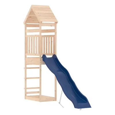 (solid pinewood) vidaXL Outdoor Playset Playhouse Play Tower Playground Set Solid Wood Douglas