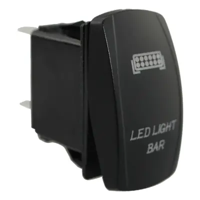 LED Light Bar Rocker On/Off Switch with Relay Wiring Harness Kit 12V 40A for Jeep RV Boat Traile