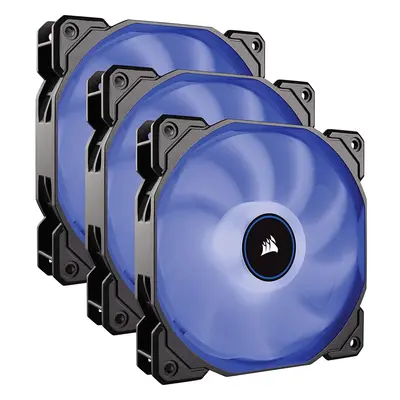 Corsair CO-9050084-WW AF120 Air Series, mm LED Low Noise Cooling Fan - Blue (Triple Pack)