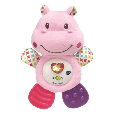 VTech Crocodile Hippo Pink Baby Toy, Rattle â French Version