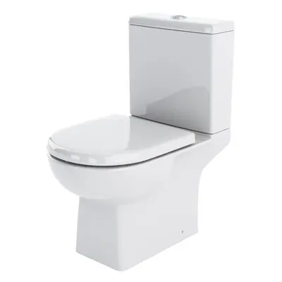 Modern Bathroom Close Coupled Toilet , 810mm x 400mm, White