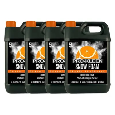 (20L, Orange) Pro-Kleen Fragranced Super-Thick Snow Foam