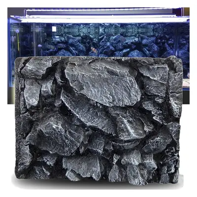 3D Rock Stone Aquarium Background Reptile Fish Tank Backdrop Decorations