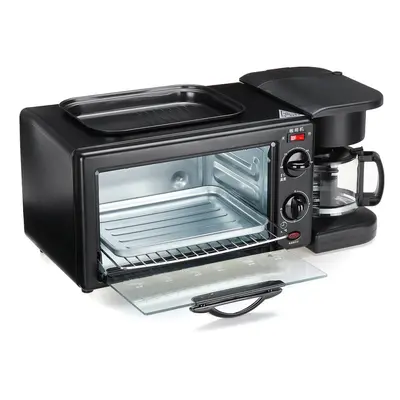 220V In Multifunction Breakfast Machine Electric Toaster Oven Frying Coffee