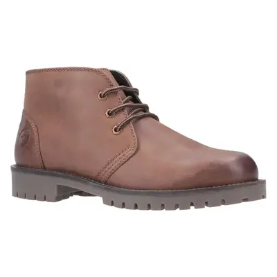 (8 UK, Tan) Cotswold Mens Stroud Lace Up Leather Boot