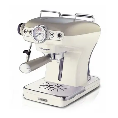 Ariete 1389/13 Retro Style Espresso Machine, Cream