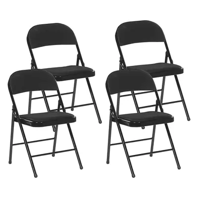 Set of Folding Chairs SPARKS Black