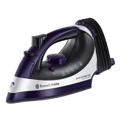 Russell Hobbs Easy Store Pro, Plug & Wind Iron,Purple,0.330 Litre, Watt